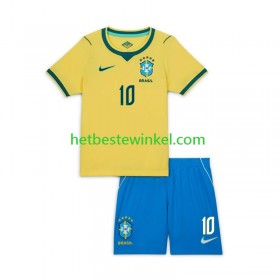 Brazilië Neymar JR 10 World Cup Voetbalshirts Kind Thuis 2026
